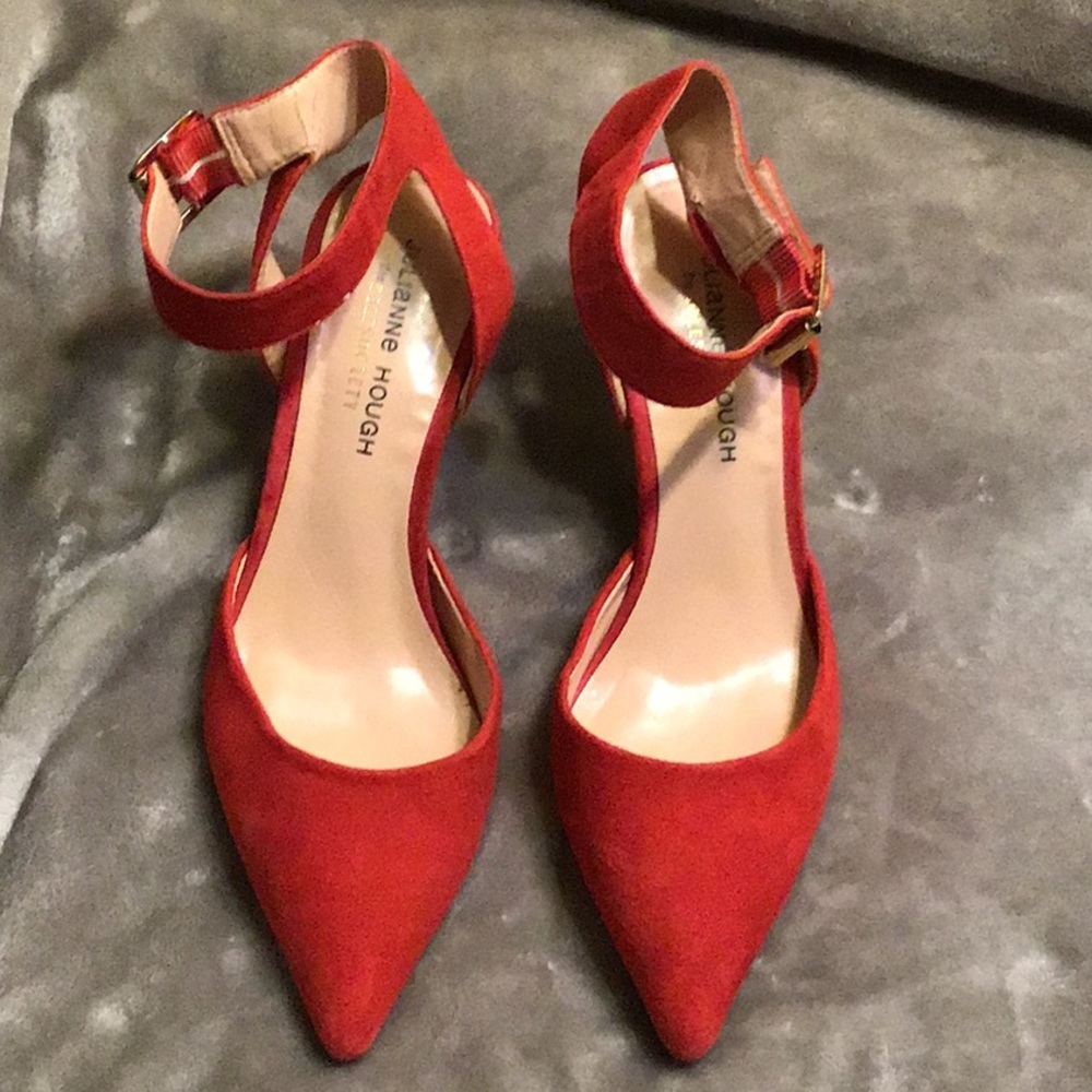 Red, Ramera Slingback Pump